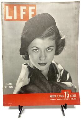 LIFE Magazine March 8 1948 Gaby Bouche Cover Communists Take Czechoslovakia